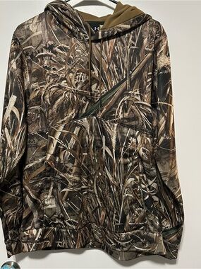 Under Armour Realtree Camo Hoodie - Brown, Olive